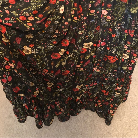 ❤️NWOT Anthropology Massima Floral Maxi Dress by Payal Jain size M❤️ - Picture 7 of 12